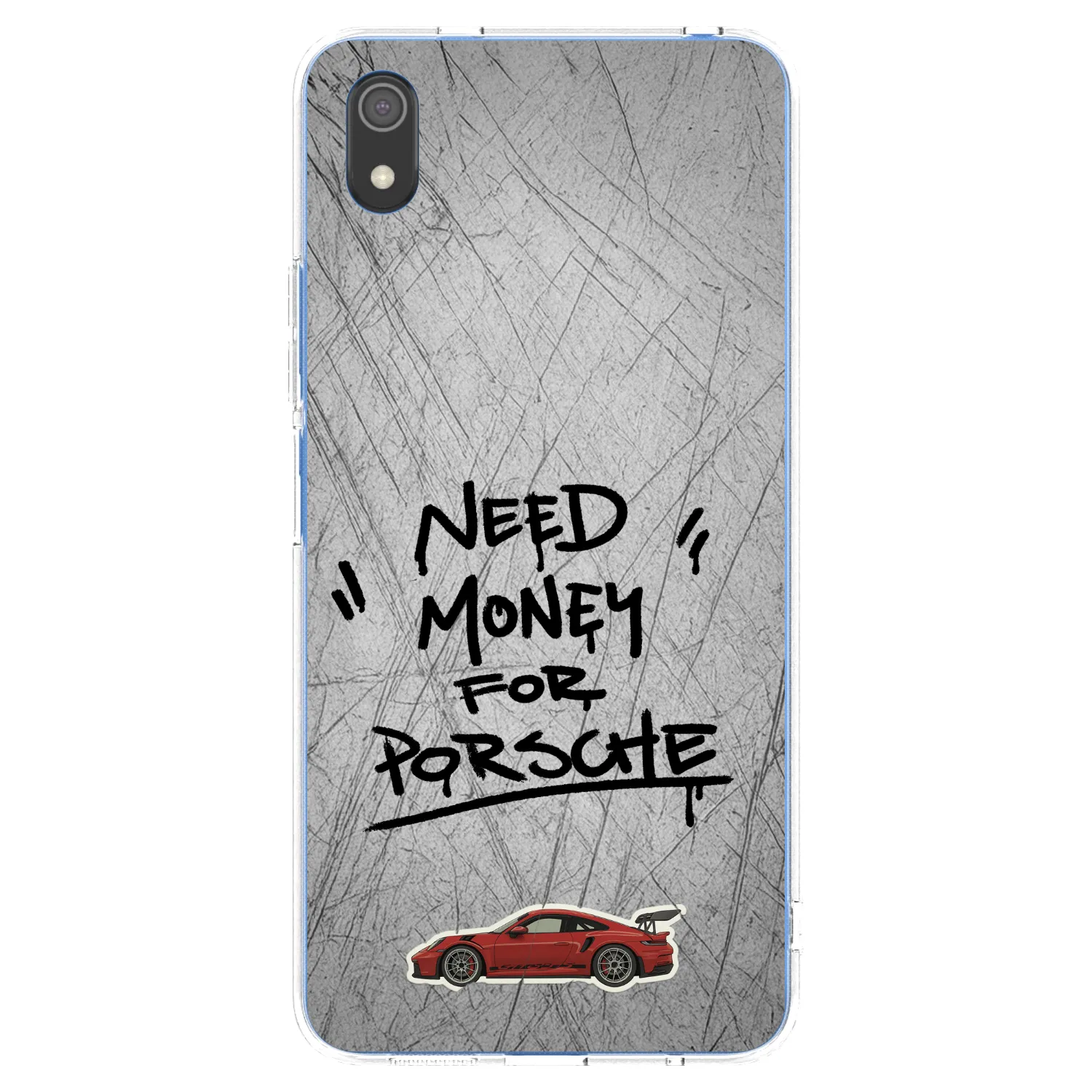 Picasee silikonska prozirna maskica za Xiaomi Redmi 7A - Grey Drift