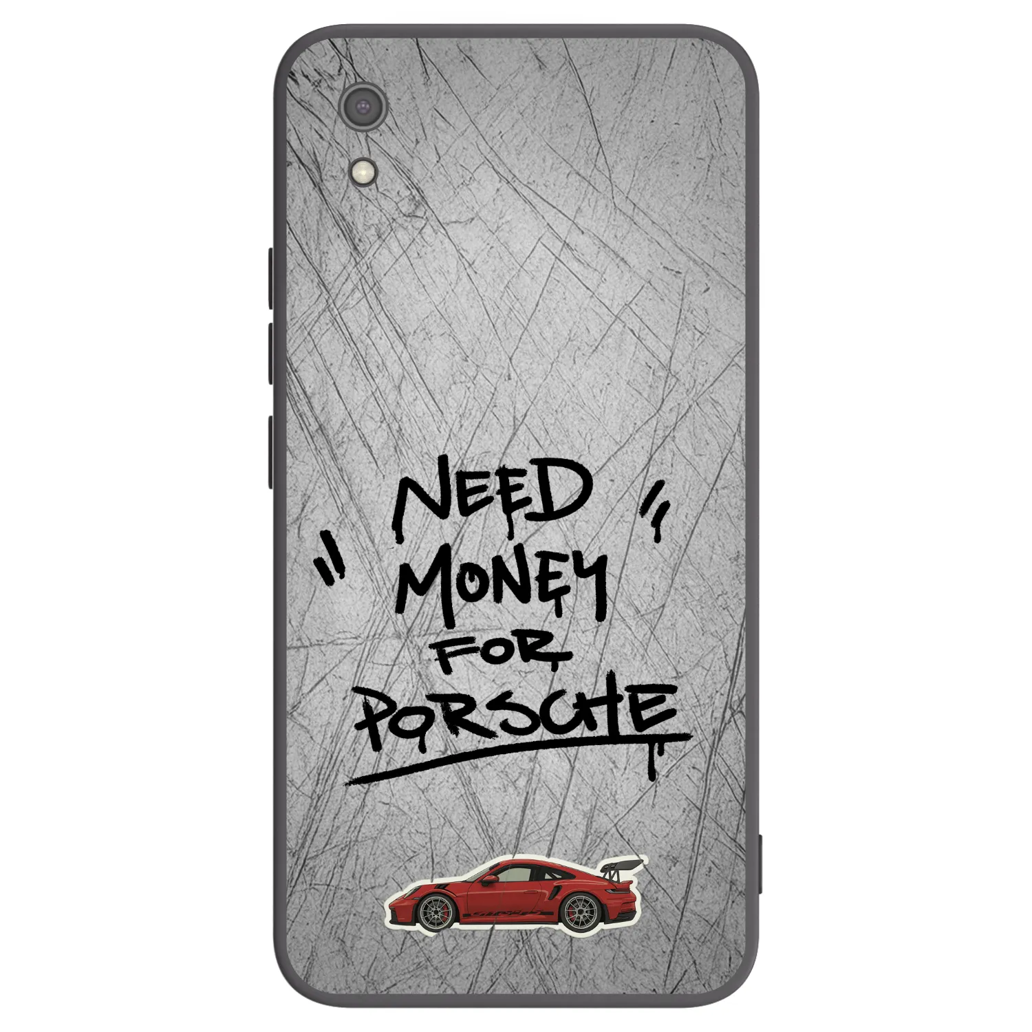 Picasee crna silikonska maskica za Xiaomi Redmi 7A - Grey Drift