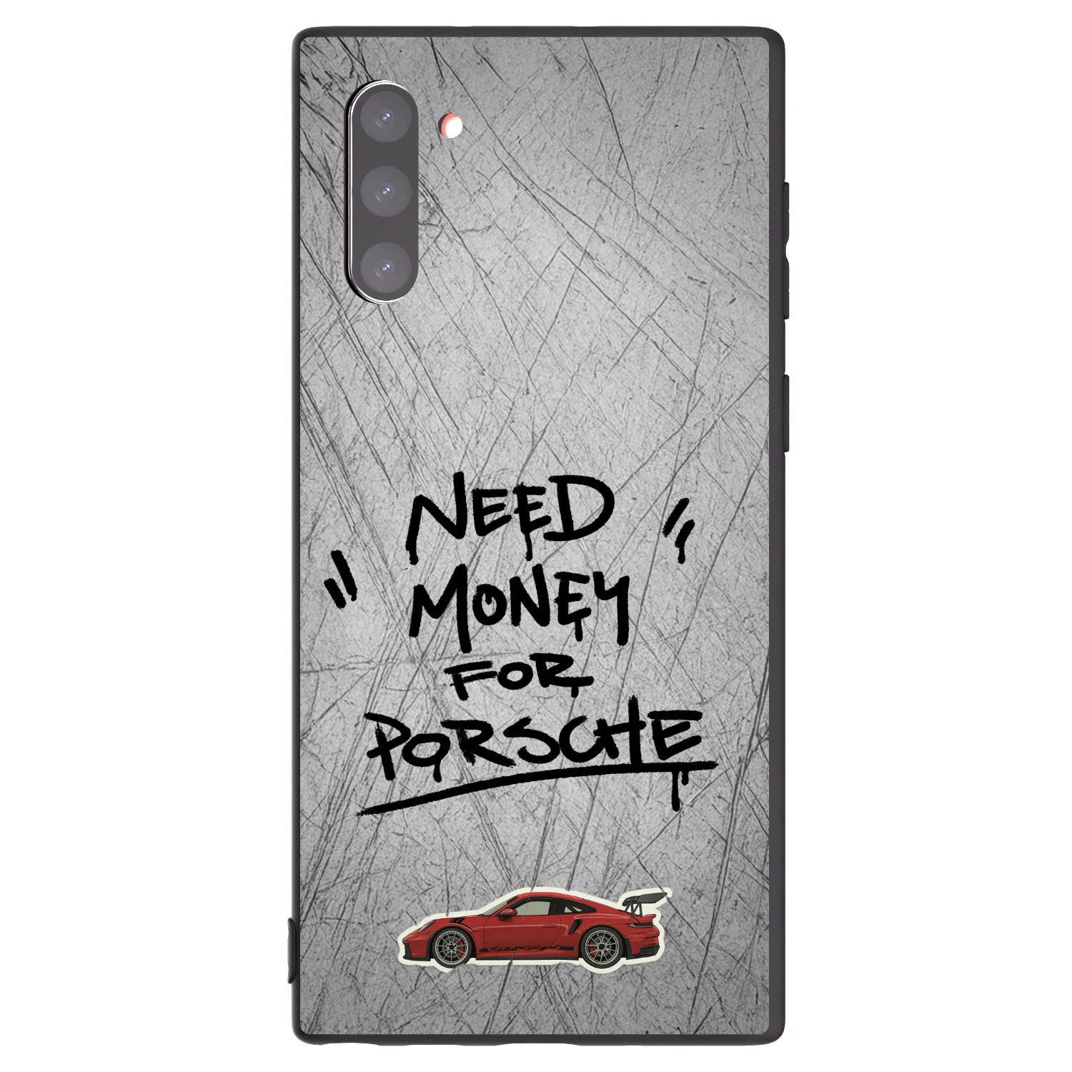 Picasee crna silikonska maskica za Samsung Galaxy Note 10 N970F - Grey Drift