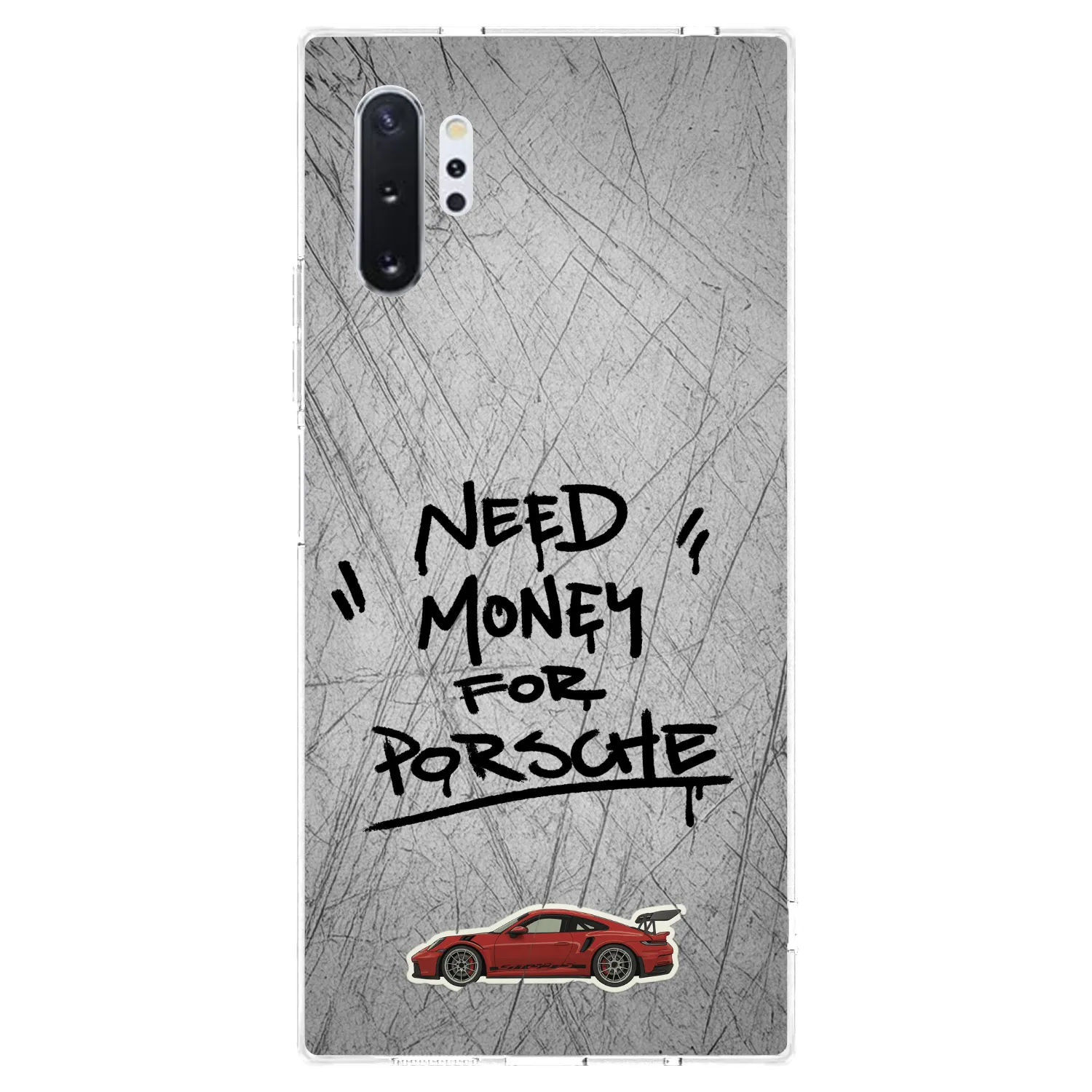 Picasee silikonska prozirna maskica za Samsung Galaxy Note 10+ N975F - Grey Drift