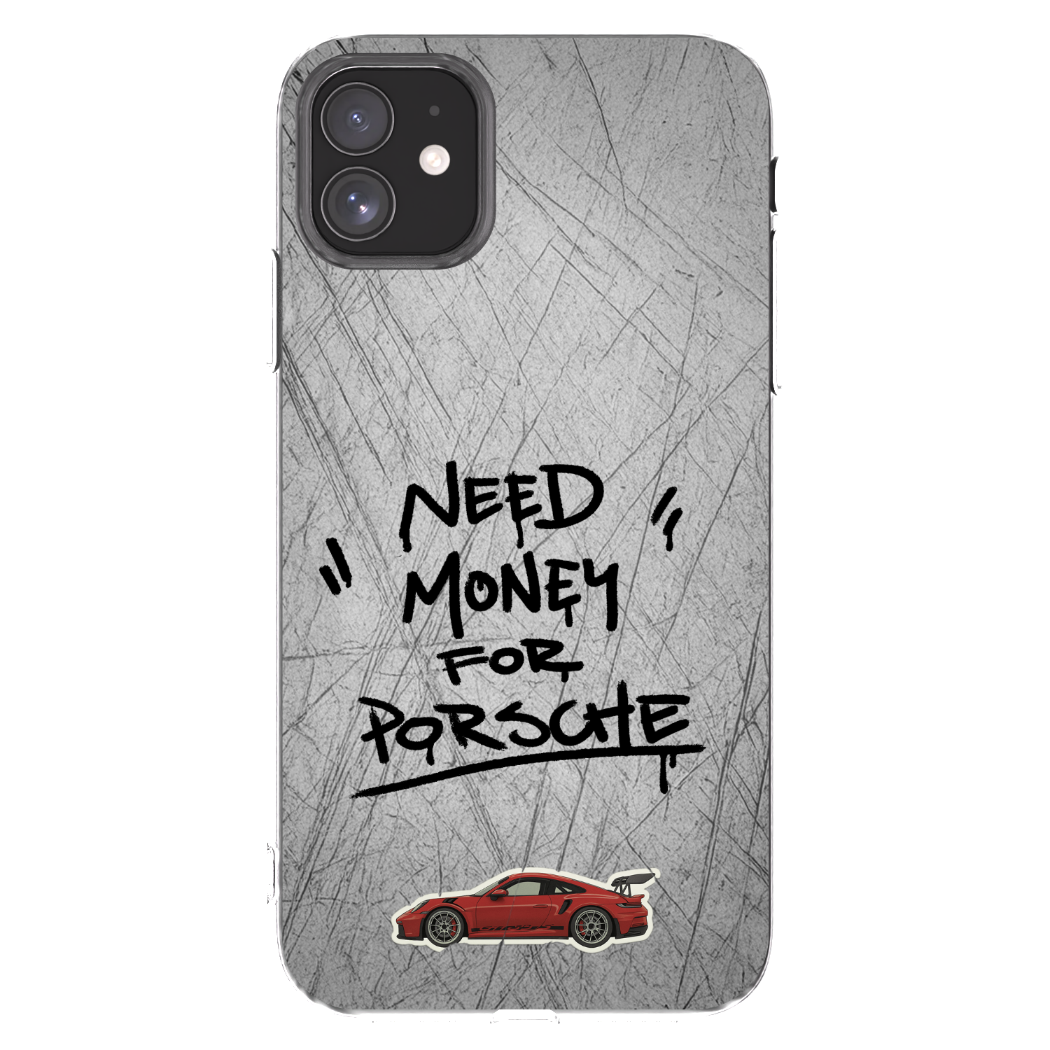 Picasee silikonska prozirna maskica za Apple iPhone 11 - Grey Drift