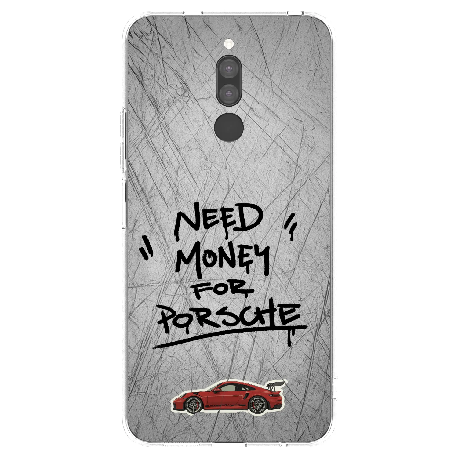 Picasee silikonska prozirna maskica za Xiaomi Redmi 8 - Grey Drift