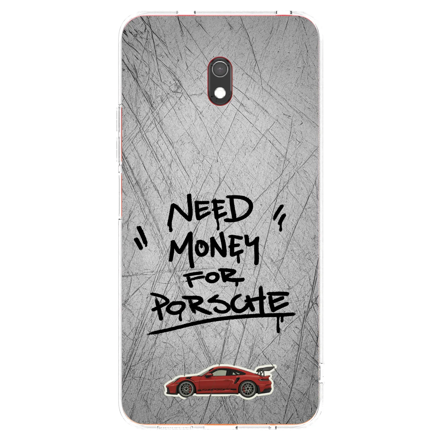 Picasee silikonska prozirna maskica za Xiaomi Redmi 8A - Grey Drift