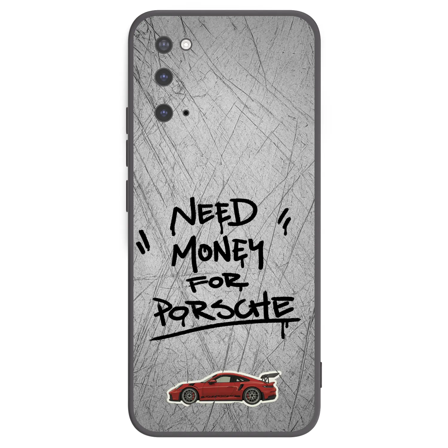 Picasee crna silikonska maskica za Samsung Galaxy S20 G980F - Grey Drift