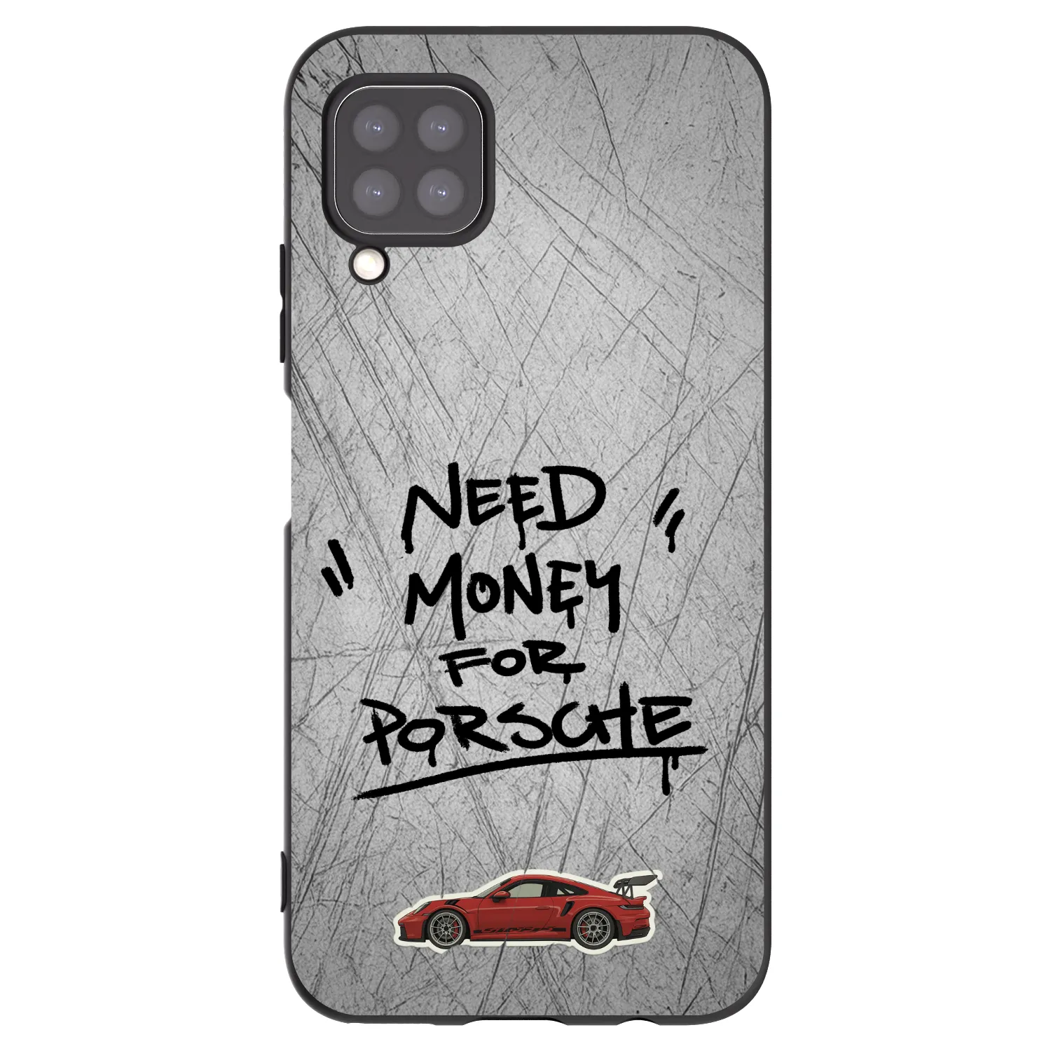 Picasee crna silikonska maskica za Huawei P40 Lite - Grey Drift