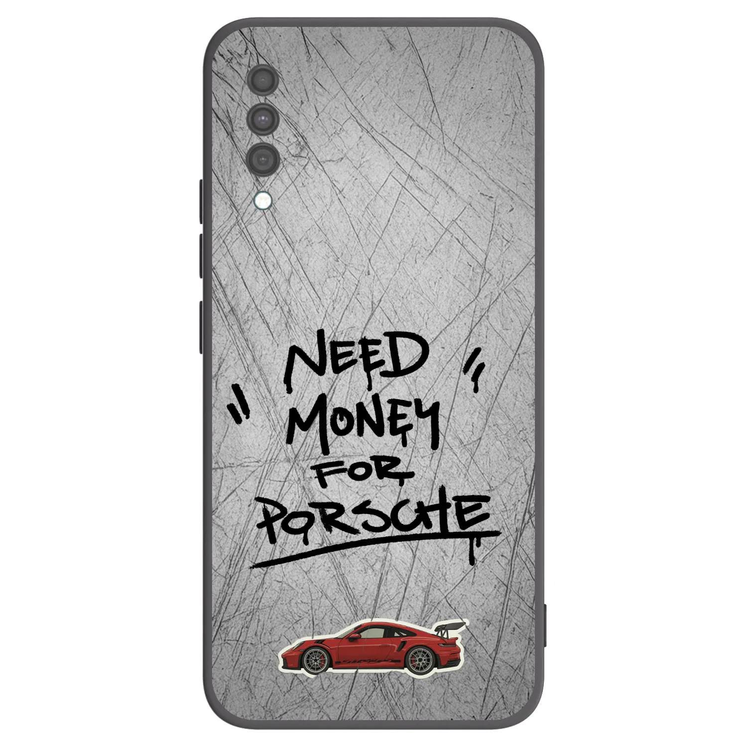 Picasee crna silikonska maskica za Samsung Galaxy A30s A307F - Grey Drift