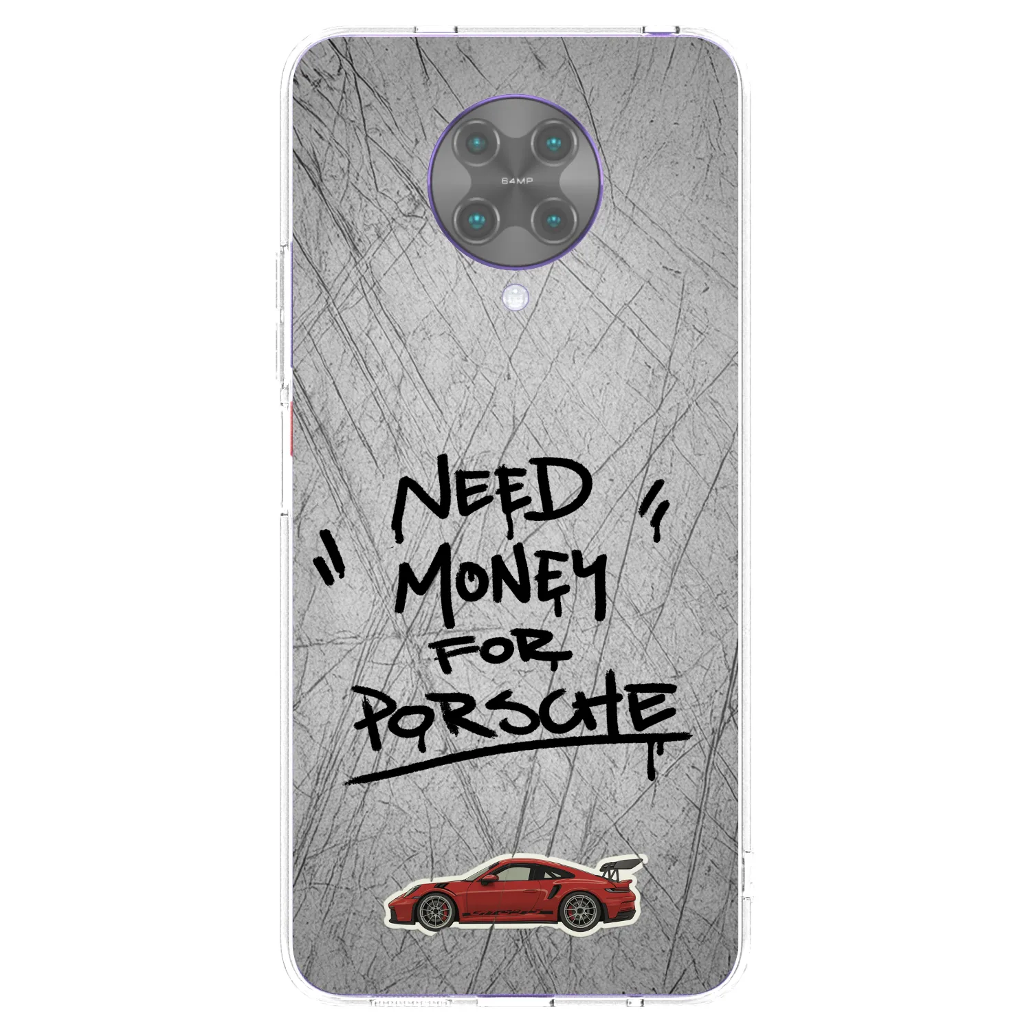 Picasee silikonska prozirna maskica za Xiaomi Poco F2 Pro - Grey Drift
