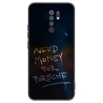 Picasee crna silikonska maskica za Xiaomi Redmi 9 - Neon Nights