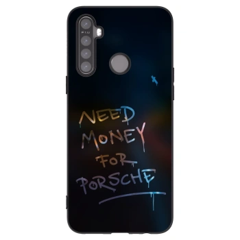 Picasee crna silikonska maskica za Realme 5 - Neon Nights