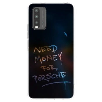 Picasee silikonska prozirna maskica za Xiaomi Redmi 9T - Neon Nights
