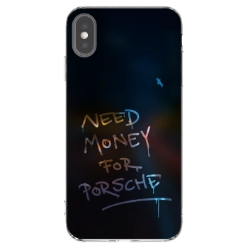 Picasee silikonska prozirna maskica za Apple iPhone XS Max - Neon Nights
