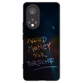 Picasee crna silikonska maskica za Honor 50 5G - Neon Nights