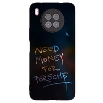 Picasee crna silikonska maskica za Huawei Nova 8i - Neon Nights