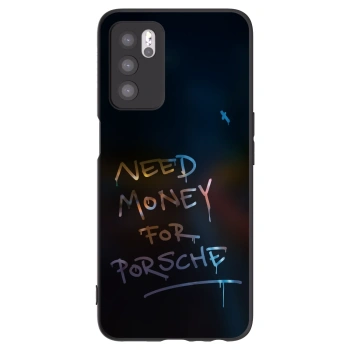 Picasee crna silikonska maskica za OPPO A16 - Neon Nights
