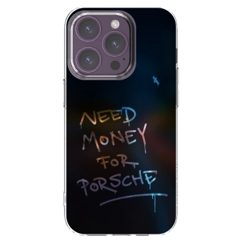 Picasee silikonska prozirna maskica za Apple iPhone 14 Pro - Neon Nights