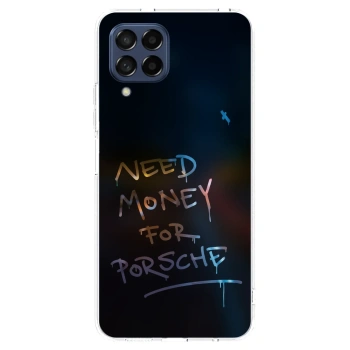 Picasee silikonska prozirna maskica za Samsung Galaxy M53 5G - Neon Nights