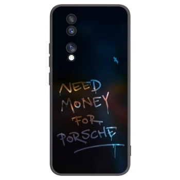 Picasee crna silikonska maskica za Honor 70 - Neon Nights