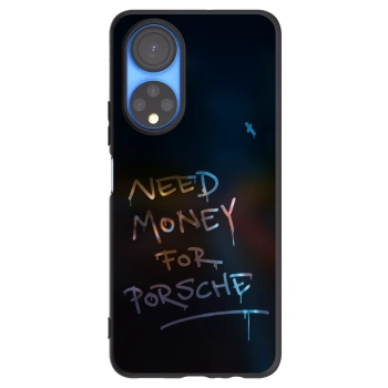 Picasee crna silikonska maskica za Honor X7 - Neon Nights