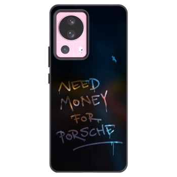 Picasee crna silikonska maskica za Xiaomi 13 Lite - Neon Nights