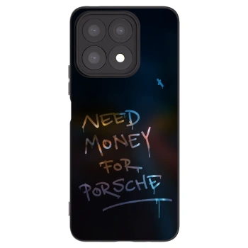 Picasee crna silikonska maskica za Honor X8a - Neon Nights
