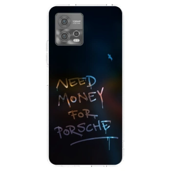 Picasee silikonska prozirna maskica za Motorola Moto G72 - Neon Nights