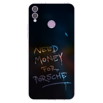 Picasee silikonska prozirna maskica za Honor 8X - Neon Nights