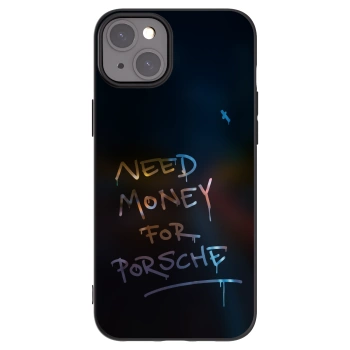 Picasee crna silikonska maskica za Apple iPhone 15 Plus - Neon Nights