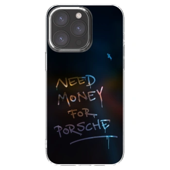 Picasee silikonska prozirna maskica za Apple iPhone 15 Pro Max - Neon Nights