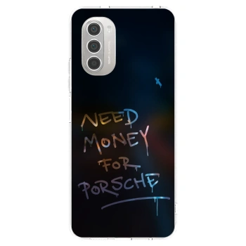 Picasee silikonska prozirna maskica za Motorola Moto G51 - Neon Nights