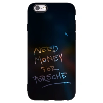 Picasee crna silikonska maskica za Apple iPhone 6/6S - Neon Nights
