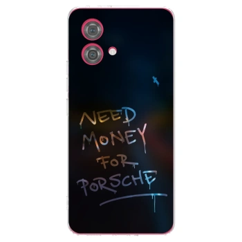 Picasee silikonska prozirna maskica za Motorola Moto G84 5G - Neon Nights