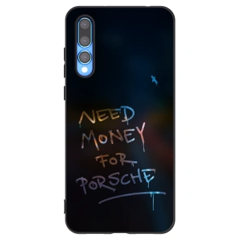 Picasee crna silikonska maskica za Huawei P20 Pro - Neon Nights