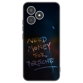 Picasee crna silikonska maskica za Realme C53 - Neon Nights