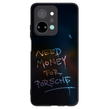 Picasee crna silikonska maskica za Honor X7a - Neon Nights