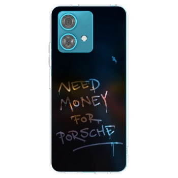 Picasee silikonska prozirna maskica za Motorola Edge 40 Neo - Neon Nights