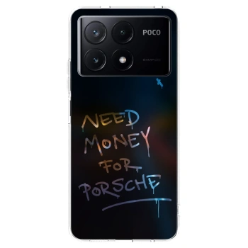 Picasee silikonska prozirna maskica za Xiaomi Poco X6 Pro - Neon Nights