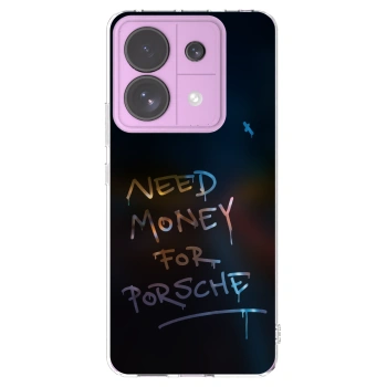 Picasee silikonska prozirna maskica za Xiaomi Redmi Note 13 Pro 5G - Neon Nights