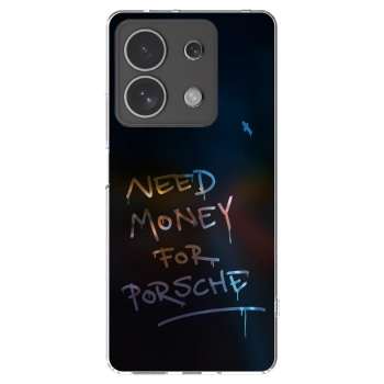 Picasee silikonska prozirna maskica za Xiaomi Redmi Note 13 4G - Neon Nights