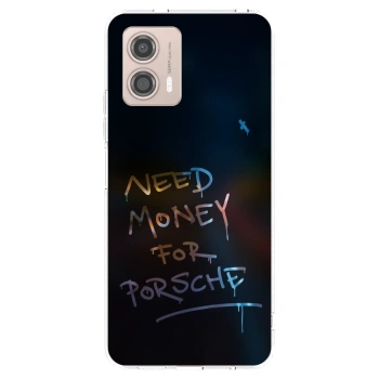 Picasee silikonska prozirna maskica za Motorola Moto G53 5G - Neon Nights