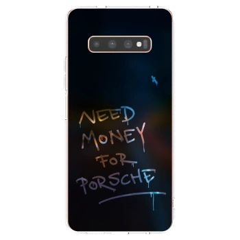 Picasee silikonska prozirna maskica za Samsung Galaxy S10 Plus G975 - Neon Nights