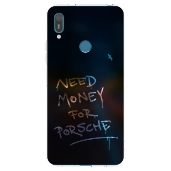 Picasee silikonska prozirna maskica za Huawei Y7 2019 - Neon Nights