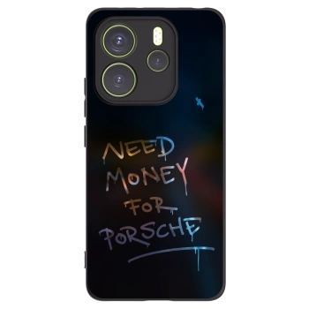 Picasee crna silikonska maskica za Xiaomi Redmi Note 14 4G - Neon Nights