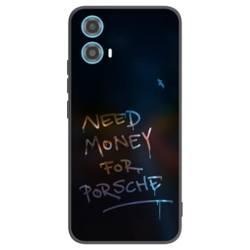 Picasee crna silikonska maskica za Motorola Moto G34 5G - Neon Nights