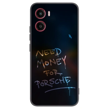 Picasee crna silikonska maskica za Motorola Moto G05 - Neon Nights