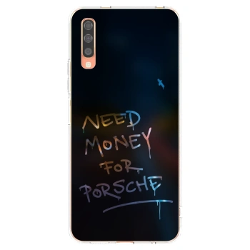 Picasee silikonska prozirna maskica za Samsung Galaxy A70 A705F - Neon Nights