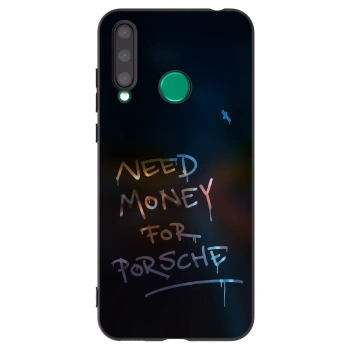 Picasee crna silikonska maskica za Honor 20 Lite - Neon Nights