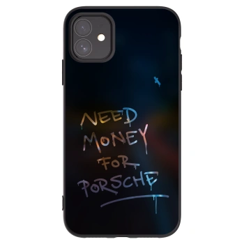 Picasee crna silikonska maskica za Apple iPhone 11 - Neon Nights