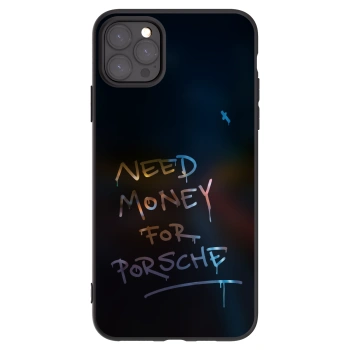 Picasee crna silikonska maskica za Apple iPhone 11 Pro Max - Neon Nights