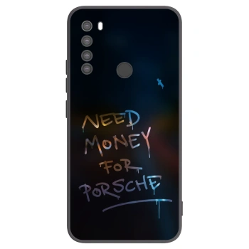 Picasee crna silikonska maskica za Xiaomi Redmi Note 8 - Neon Nights