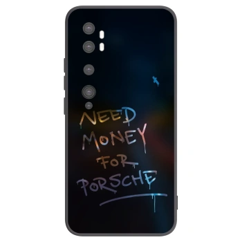 Picasee crna silikonska maskica za Xiaomi Mi Note 10 (Pro) - Neon Nights